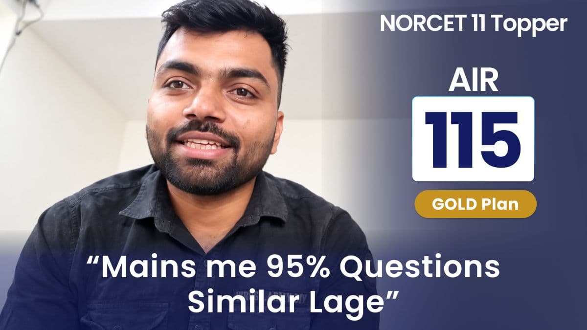 NORCET 11 AIR 115: Five Notebooks From MCQ Rationales